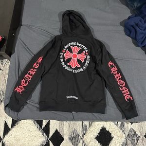 Chrome hearts made in Hollywood zip up hoodie